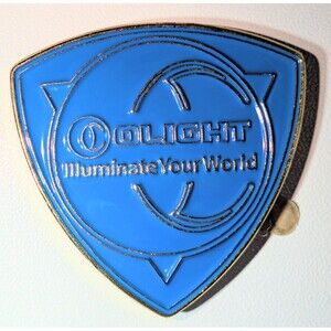 Olight Obulb Metal Coin With 3M Adhesive Back Swag Collectable